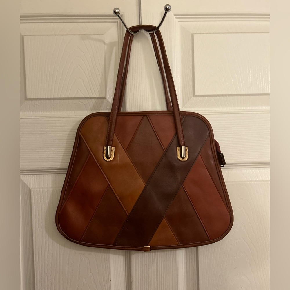 Vintage faux leather handbag